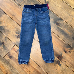 elastic waist jean jogger 6