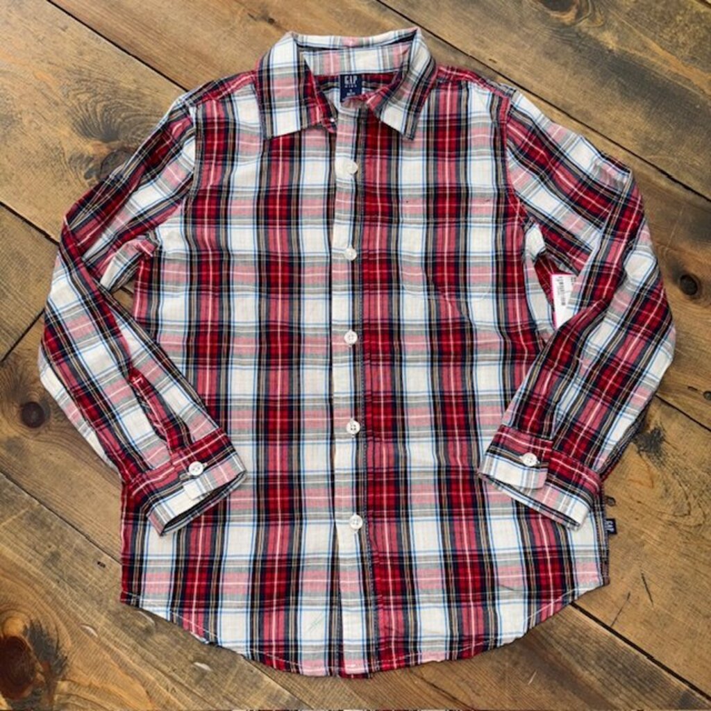 LS plaid button up 6/7