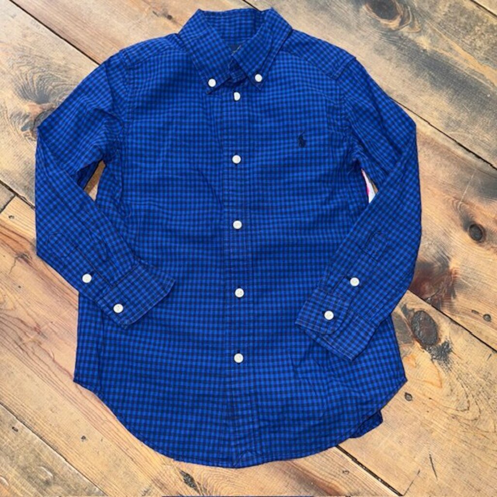 gingham button down 5T