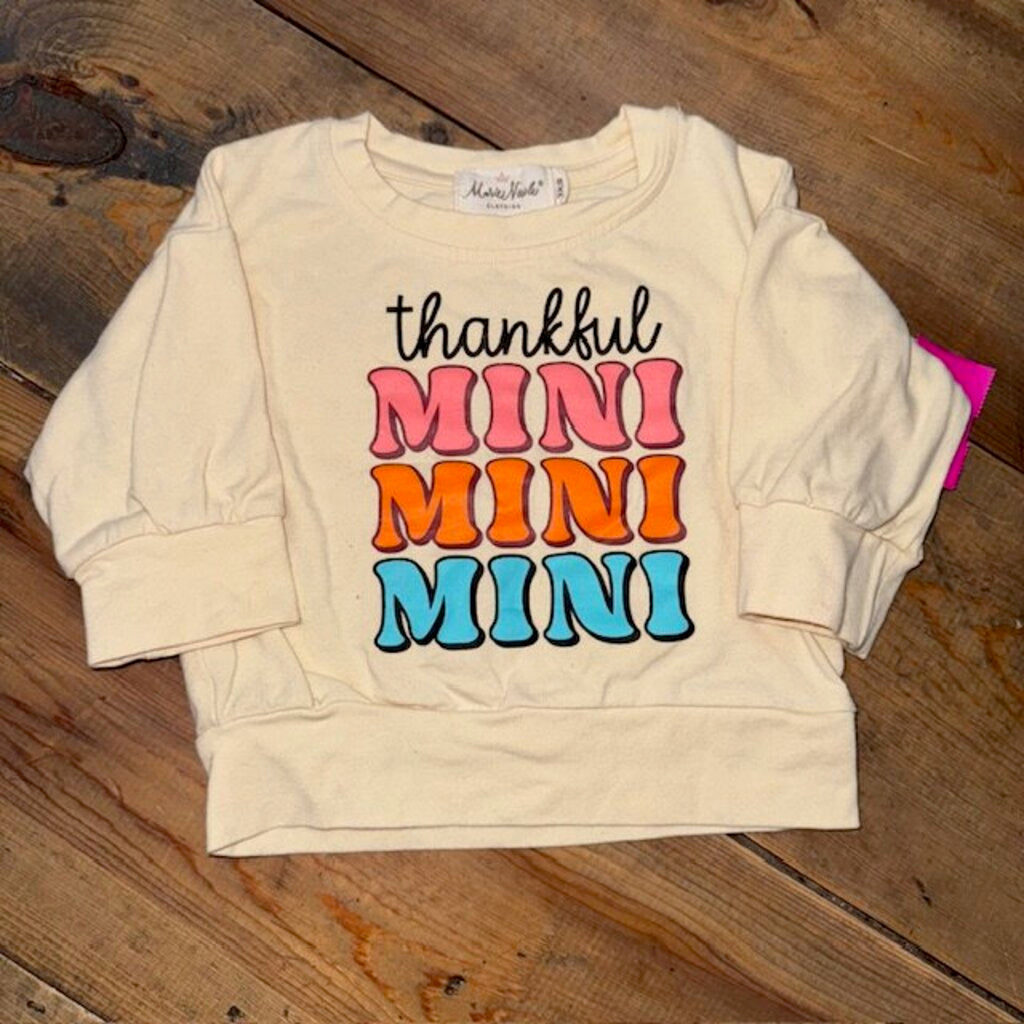 Thankful Mini Sweatshirt 6/12M