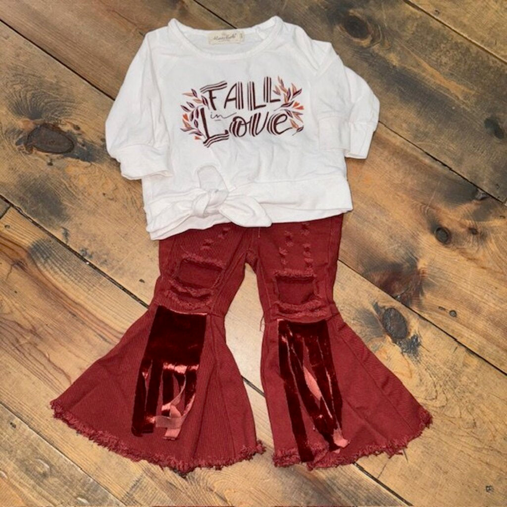 Fall Bell Bottom Outfit 6/12M