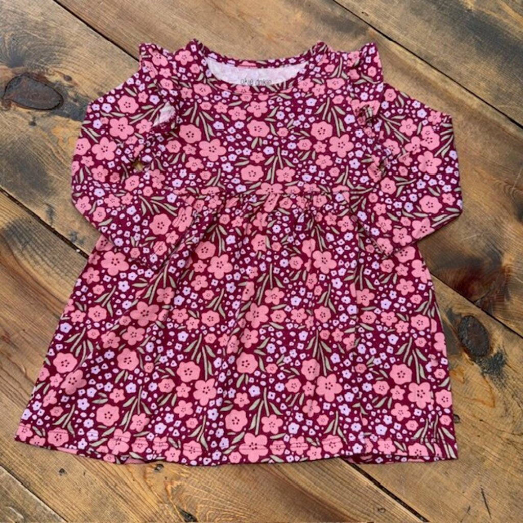 Long Sleeve Floral Dress 12M