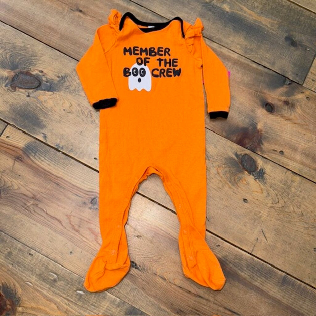 Halloween Ruffle Romper 9M