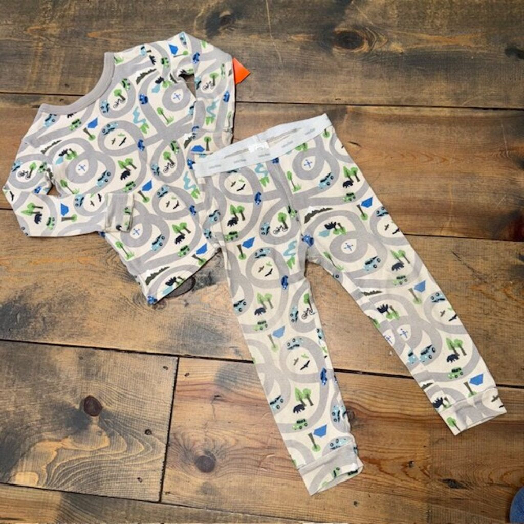Transportation Pajamas 2T