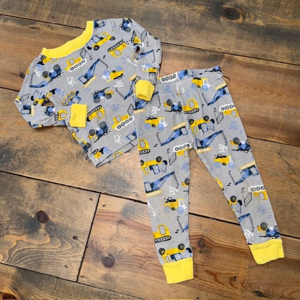Construction Pajamas 2T