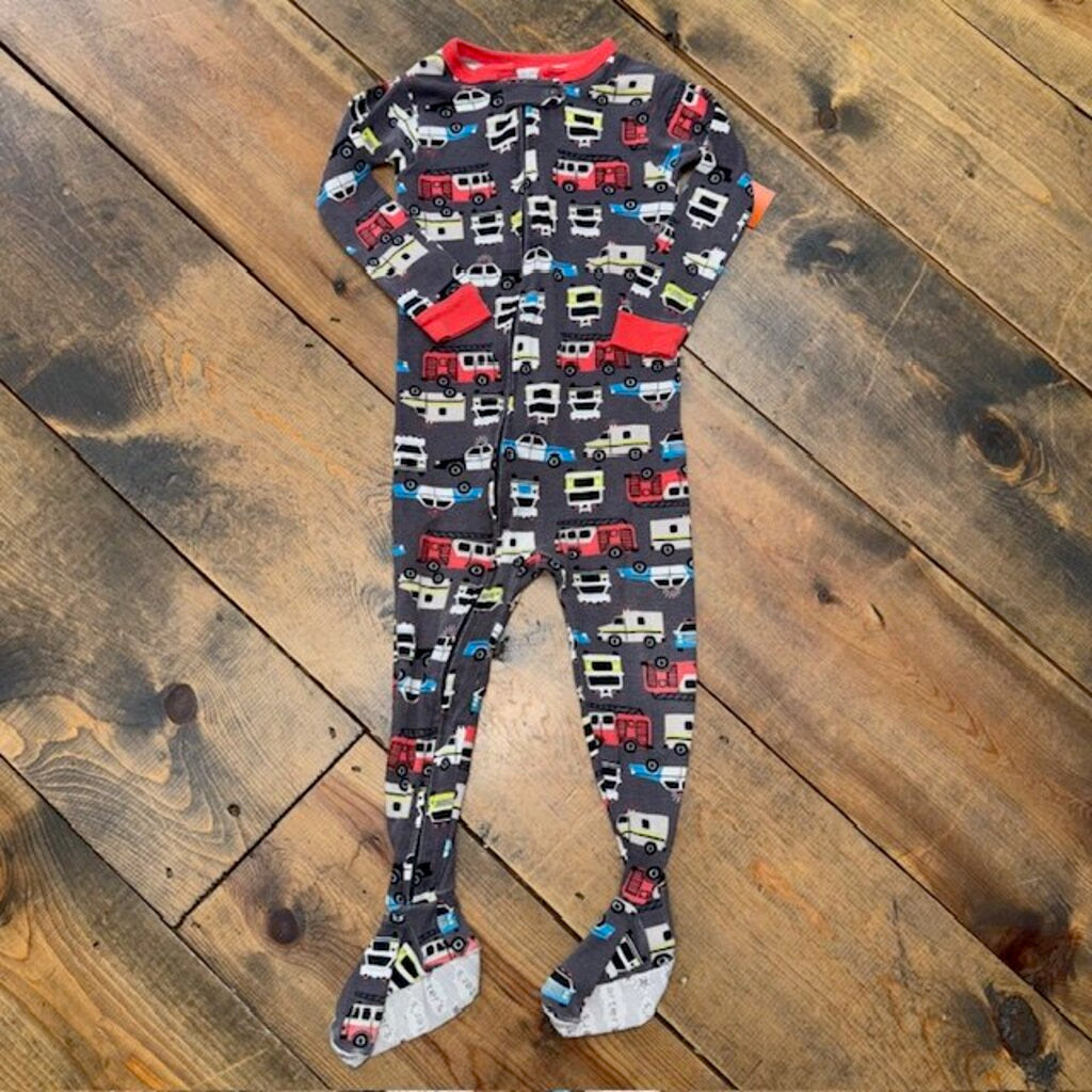Emergency Vehicles Footie Sleeper 24M