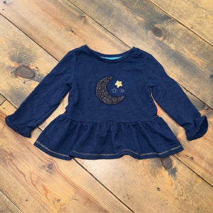 long sleeve moon tee 2T