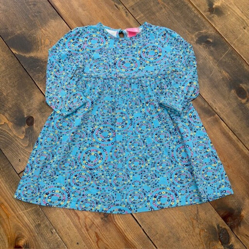 LS patterned dress 4T