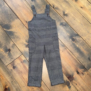 Plaid overall jumper 3T
