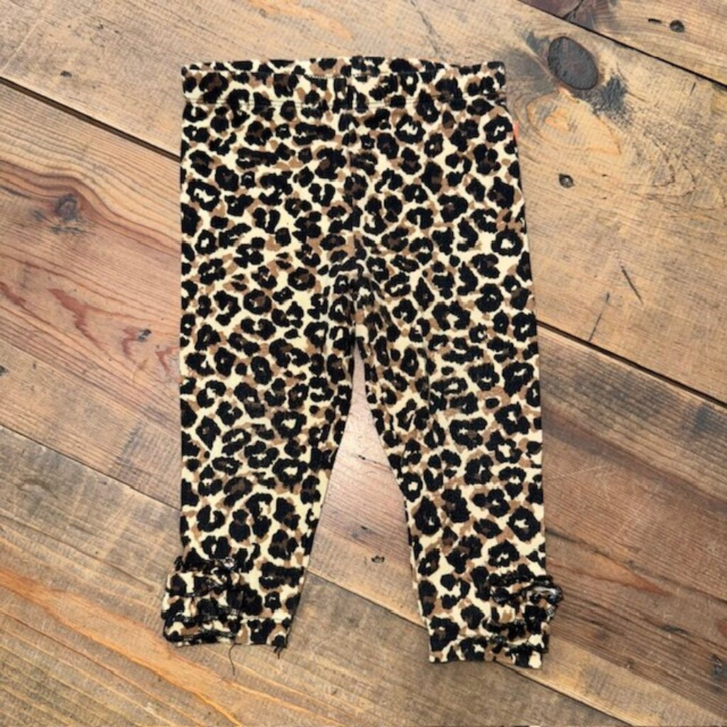bamboo cheetah print legging 9M