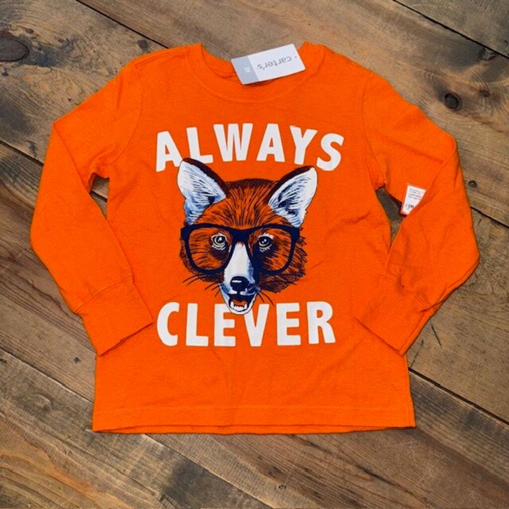 NEW always clever fox tee 3T