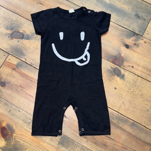 Smiley face romper 24M