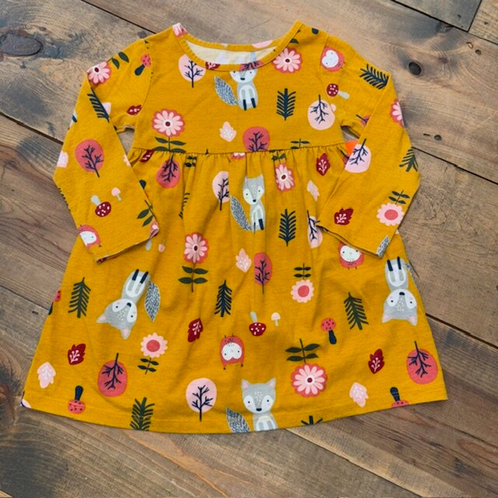 fall animal dress 3T