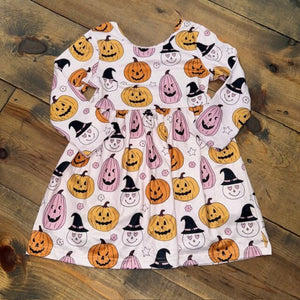 halloween pumpkin dress 3T