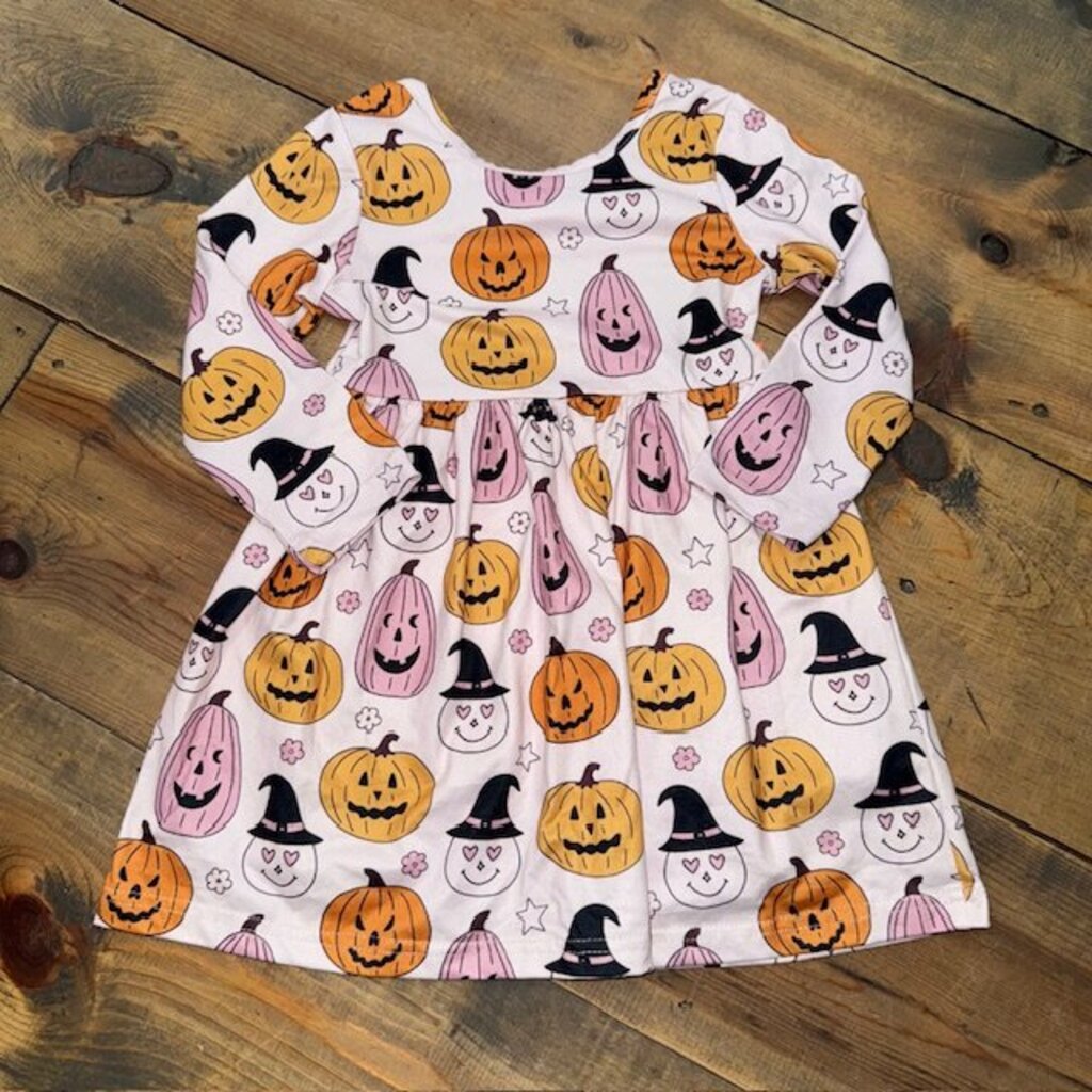halloween pumpkin dress 3T