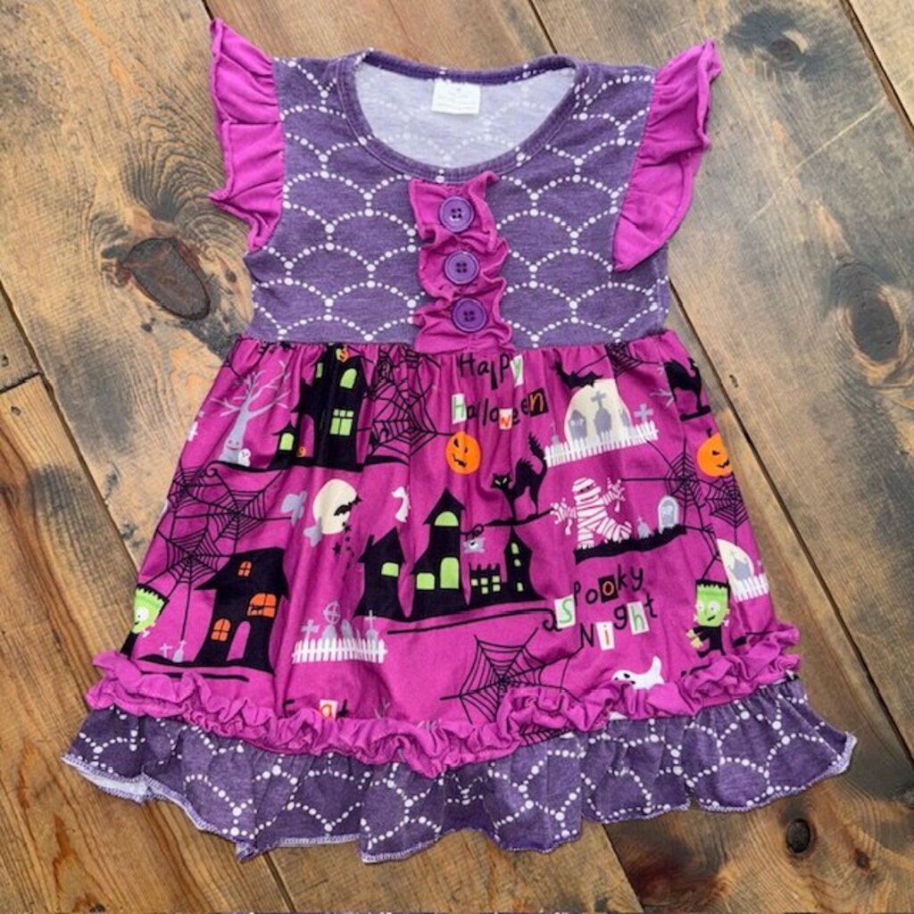 Halloween Flutter Dress 12/18M