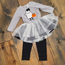 Load image into Gallery viewer, Halloween Ghost Tutu Outfit 2T **AS IS**
