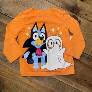 Halloween Bluey Shirt 2T