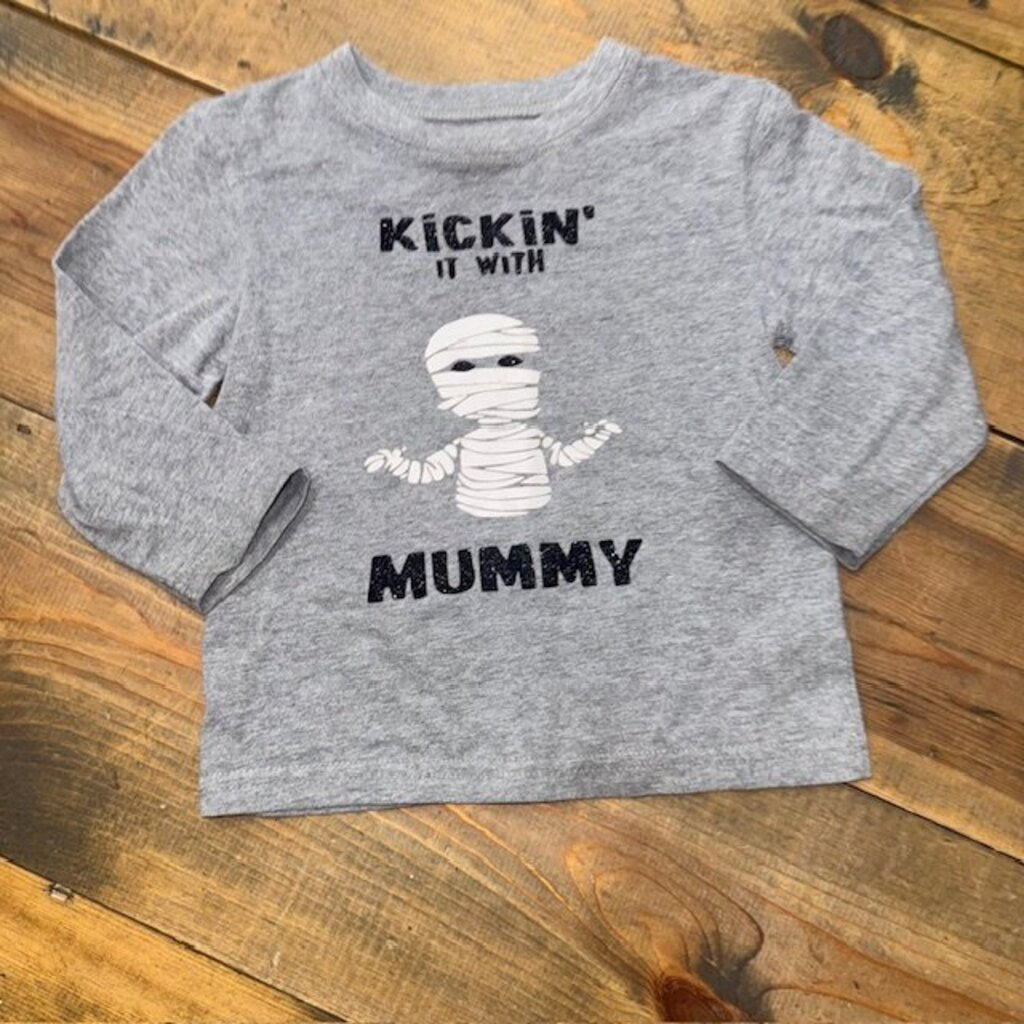 Halloween Mummy Shirt 2T