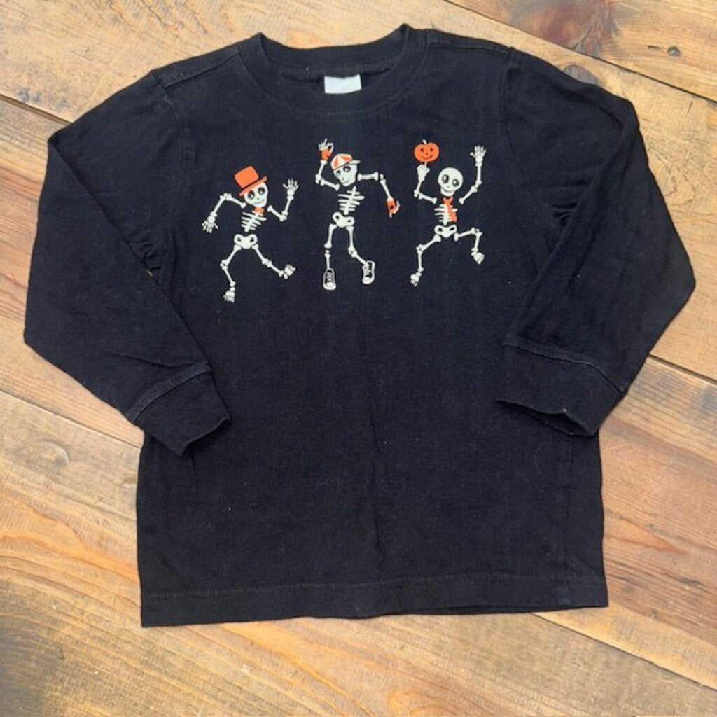 Halloween Skeleton Shirt 2T