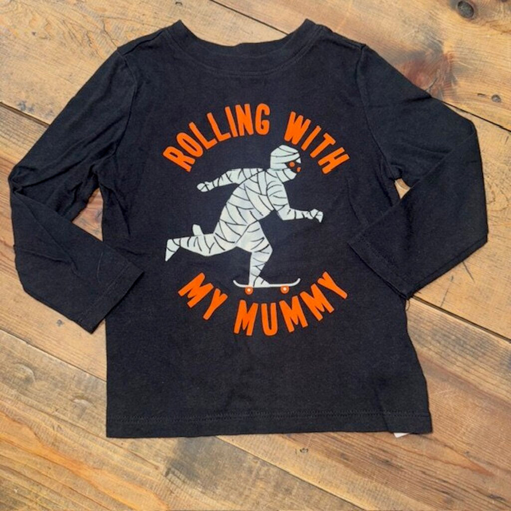 Halloween Mummy Shirt 2T