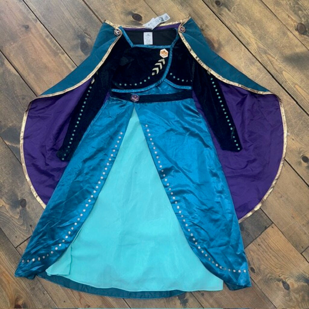 Halloween Frozen 2 Anna Costume with cape 7/8