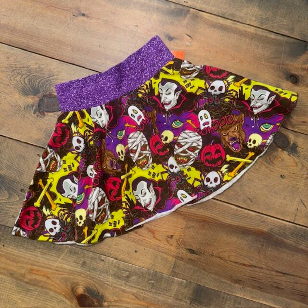 Vintage Halloween Circle Skirt 8