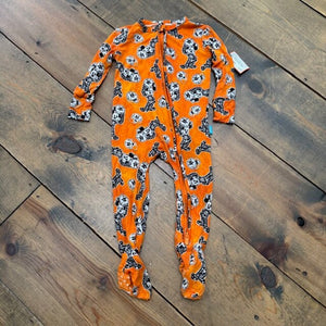 Halloween Mickey Mouse Bamboo Footie Sleeper 12/18M