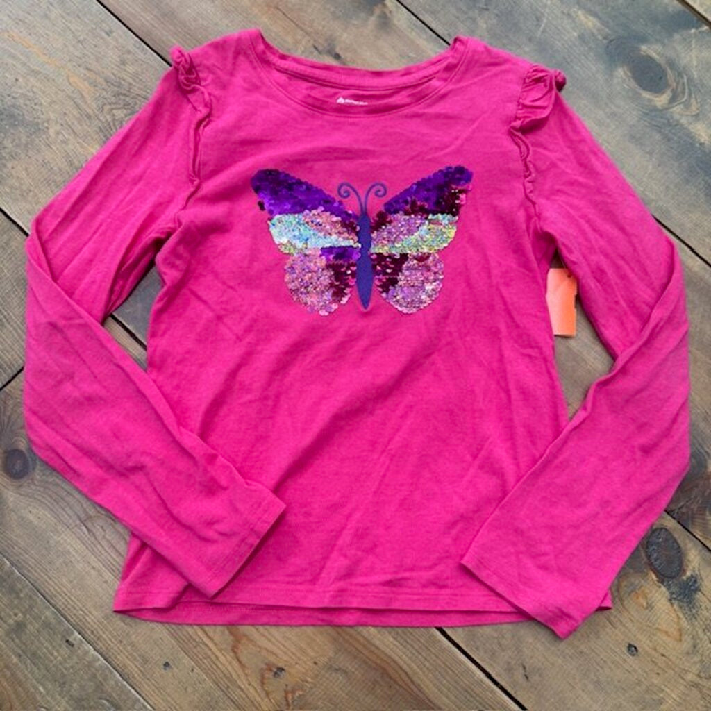 Flip Sequin Butterfly Tee 10/12