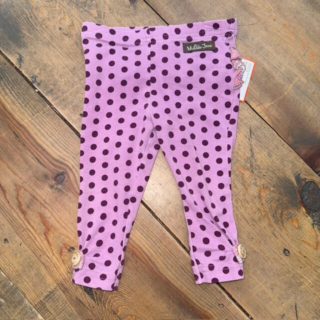 Polka Dot Leggings 6/12M