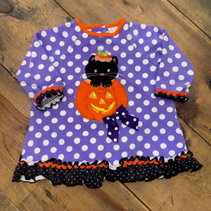 Halloween Cat Tunic 12M