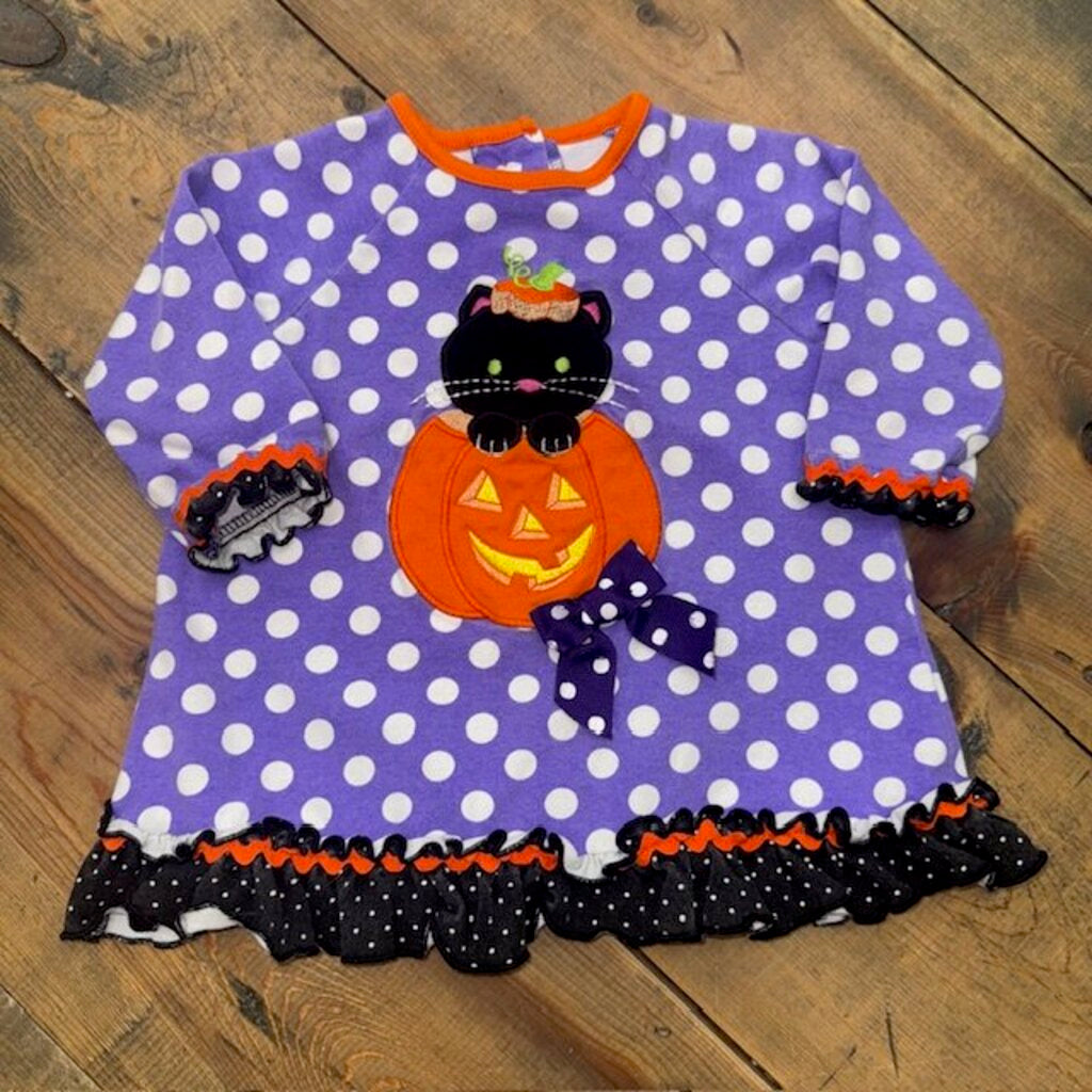 Halloween Cat Tunic 12M