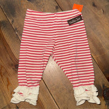 Load image into Gallery viewer, Character Counts Stripe Ruffle Leggings 12M
