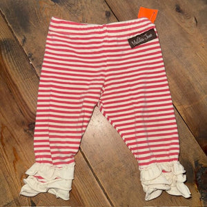 Character Counts Stripe Ruffle Leggings 12M