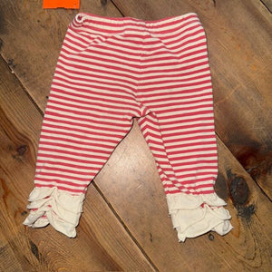 Character Counts Stripe Ruffle Leggings 12M