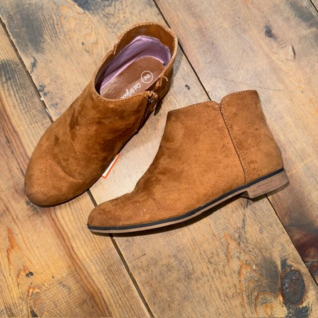 Faux Suede Booties 2