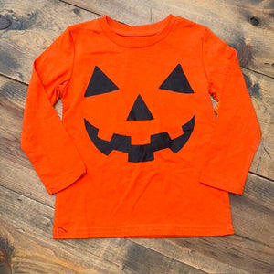 halloween pumpkin tee 3T