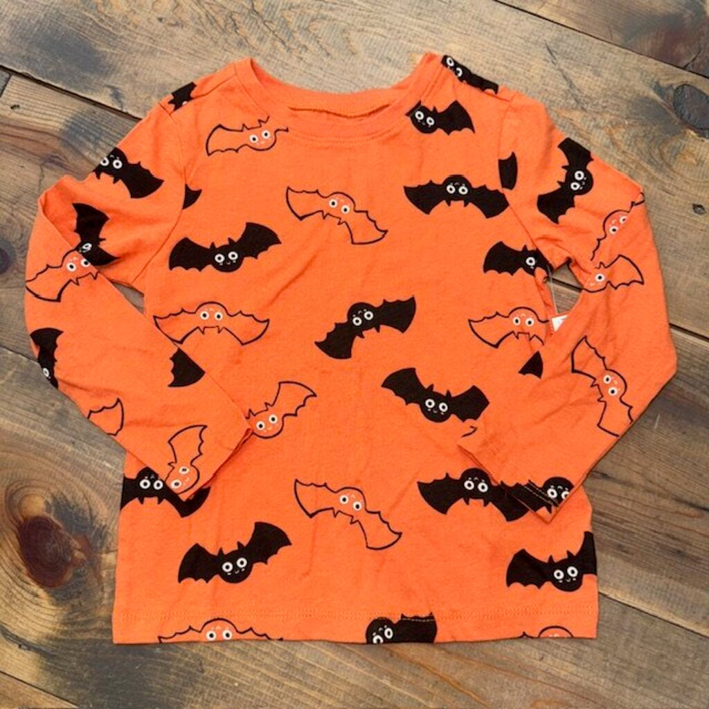 halloween bat tee 3T