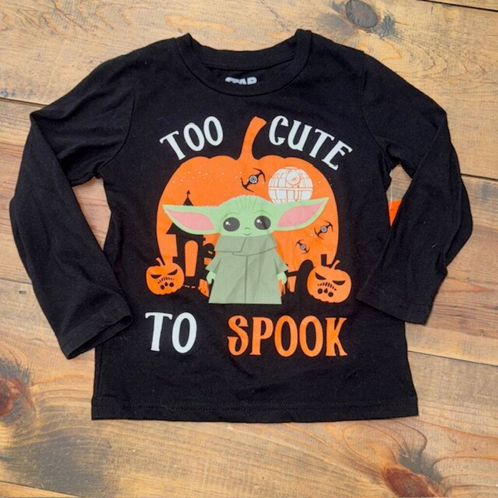 Halloween Yoda Tee 3T