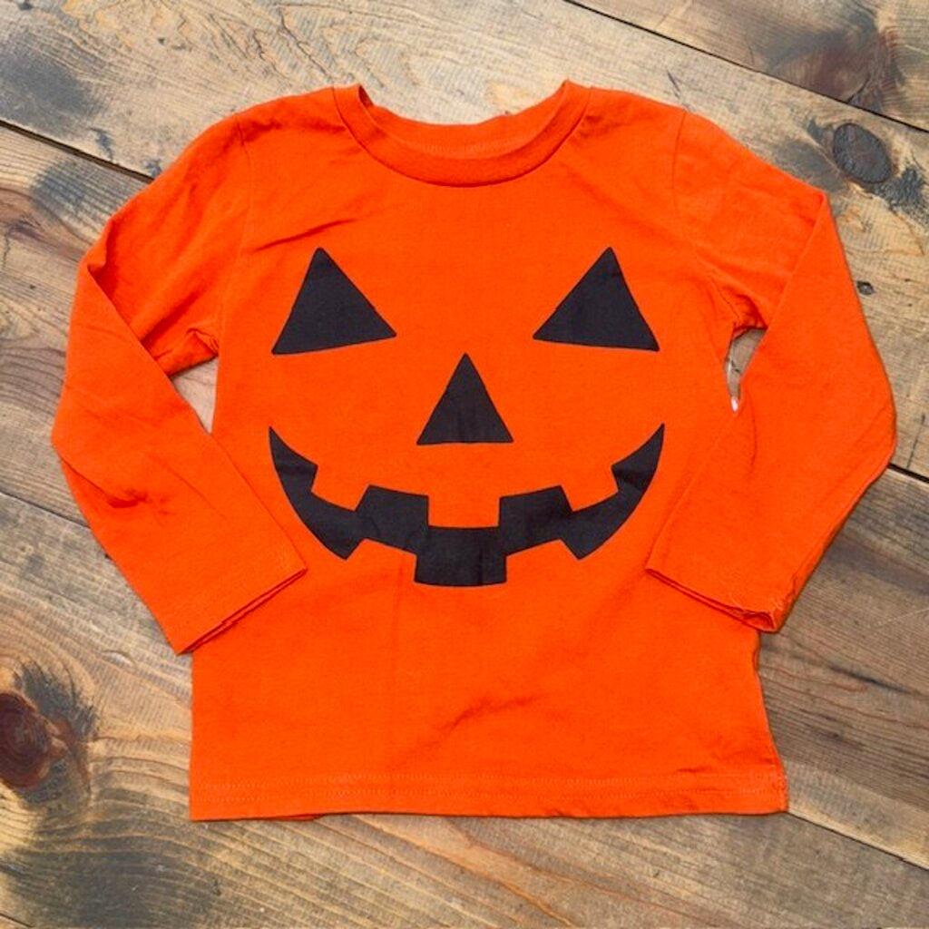 halloween pumpkin tee 3T