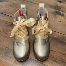 Load image into Gallery viewer, metallic side zip boots 2
