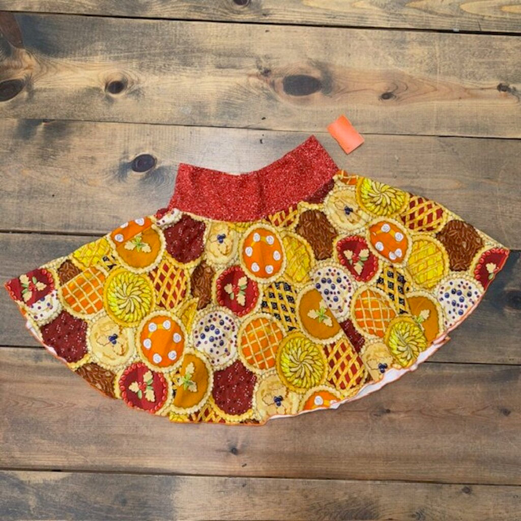 Thanksgiving Pie Twirl Skirt 14