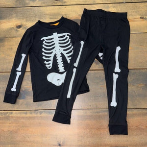 Halloween Skeleton pajamas 5T