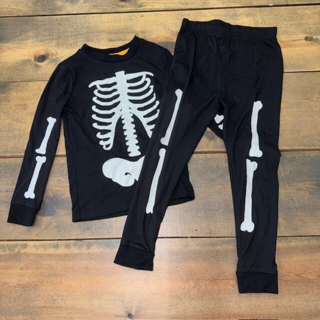 Halloween Skeleton pajamas 5T