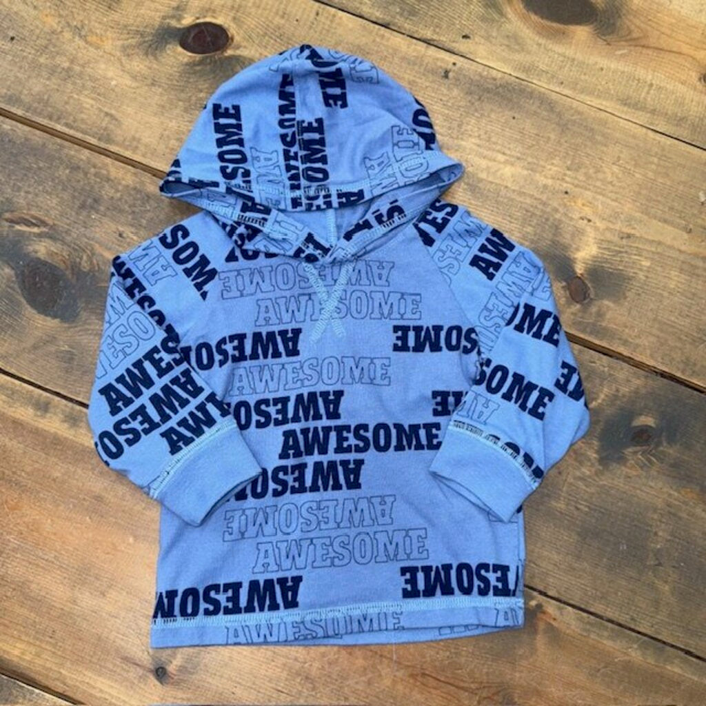 Awesome hooded LS tee 12M