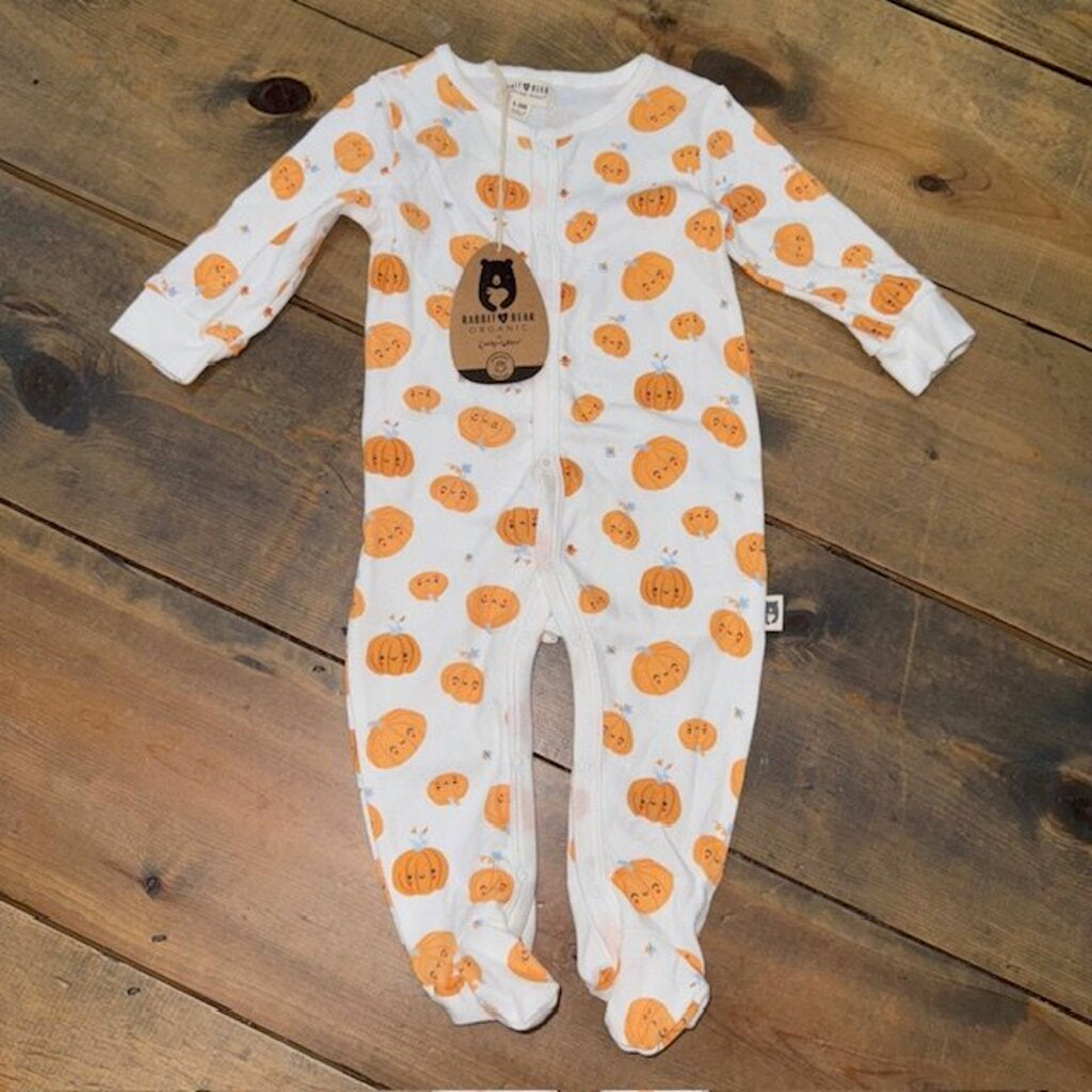 Halloween Pumpkin Sleeper 6/9M