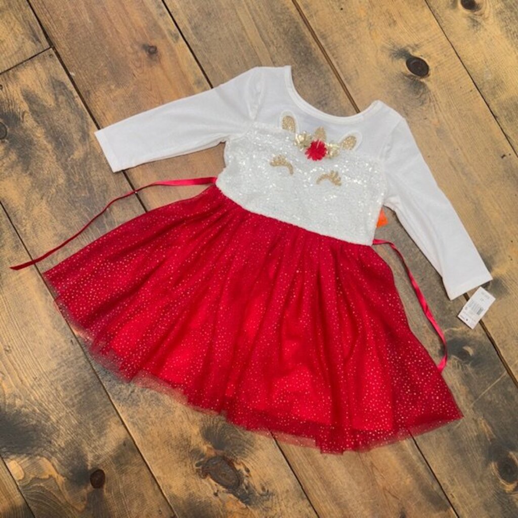 Unicorn Sequin Tulle Dress 4T