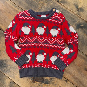 LS Christmas sweater gnome 4T