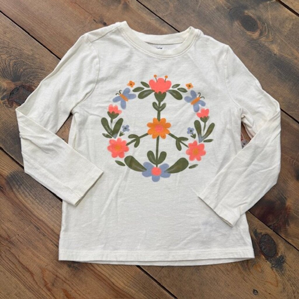 LS peace sign tee 5T