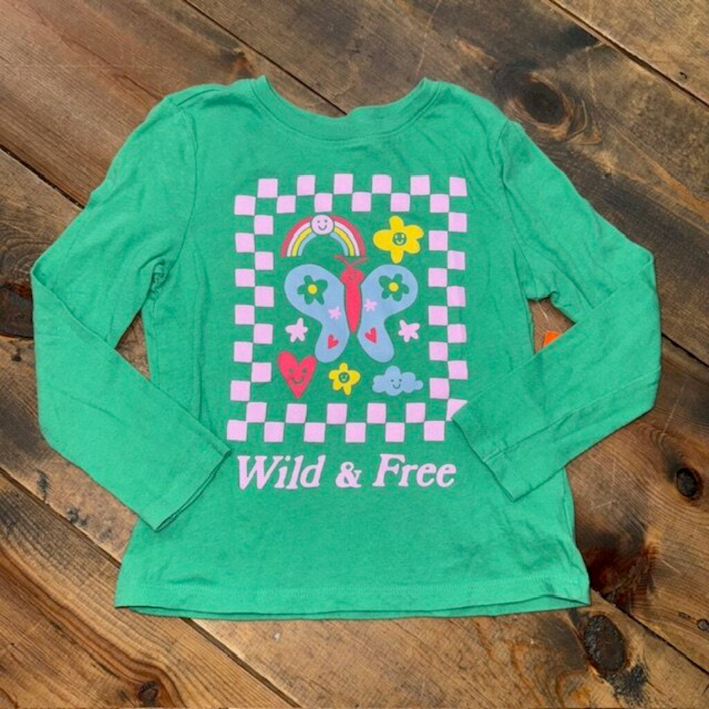 LS wild and free tee 5T
